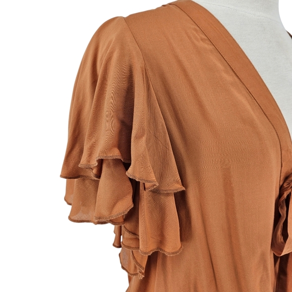 Intimately Free People Call Me Later Bodysuit Flutter Sleeve One Piece Small - Picture 4 of 13